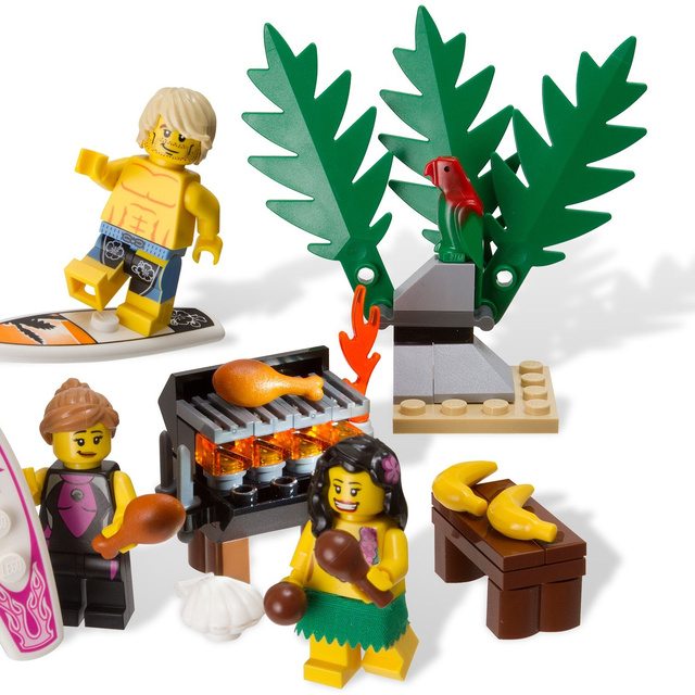 850449-1 Minifigure Beach Accessory Pack