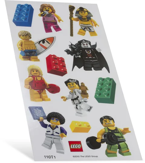 853216-1 Minifigure Sticker Set