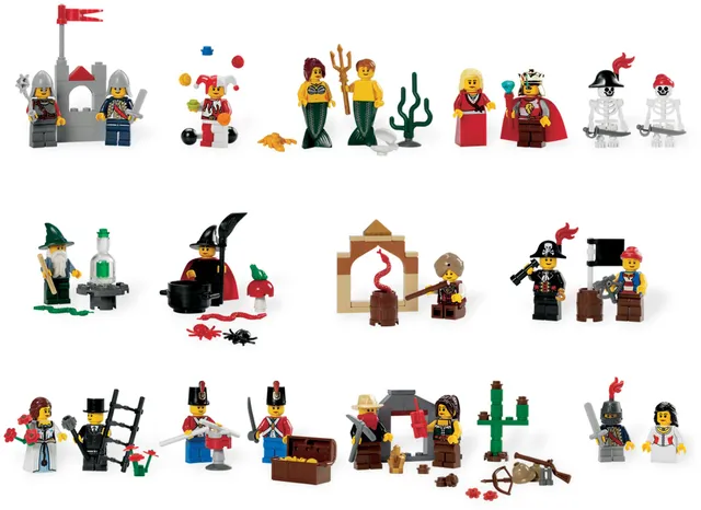 9349-1 Fairytale and Historic Minifigures