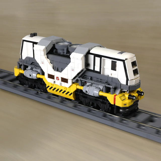 LEGO Cyberpunk: Locomotive and cars