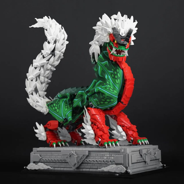LEGO Chinese Guardian Lion by jayfa_mocs