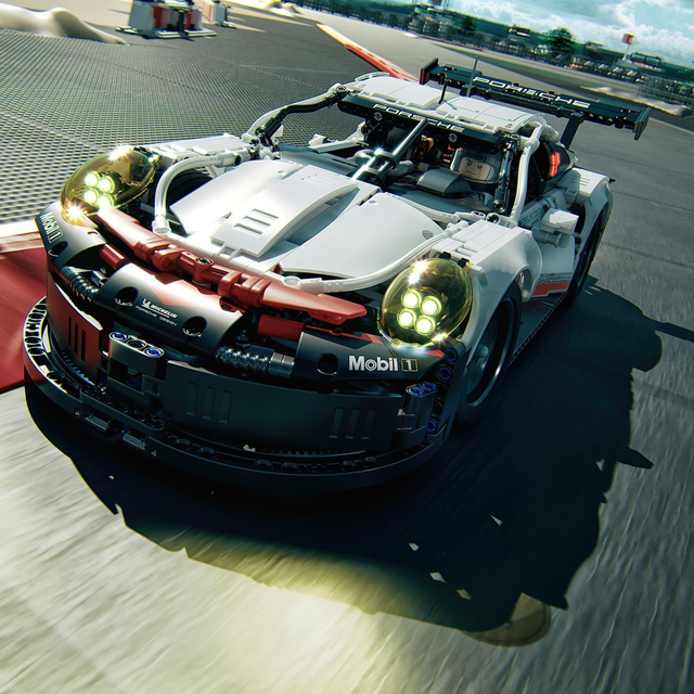 Child's imagination - Porsche 911 RSR