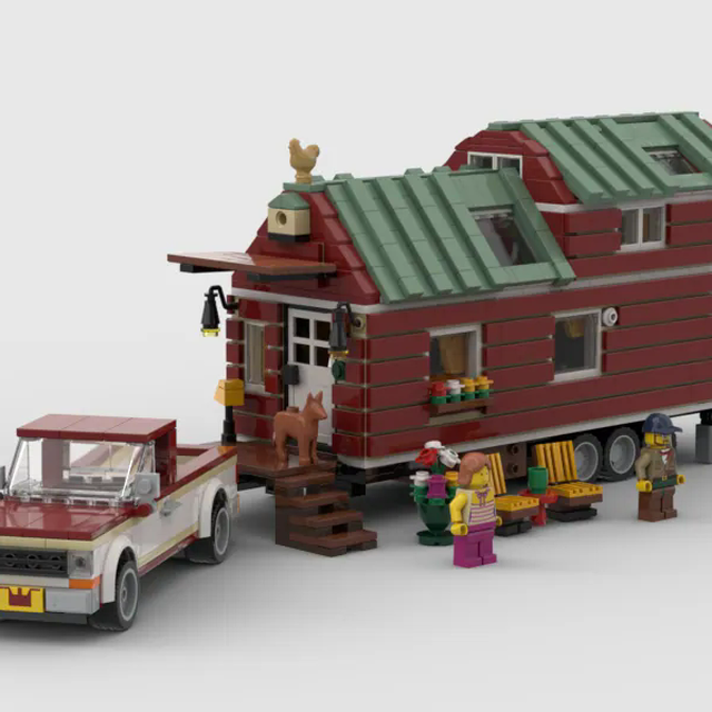 Cool Truck with caravan 🚙