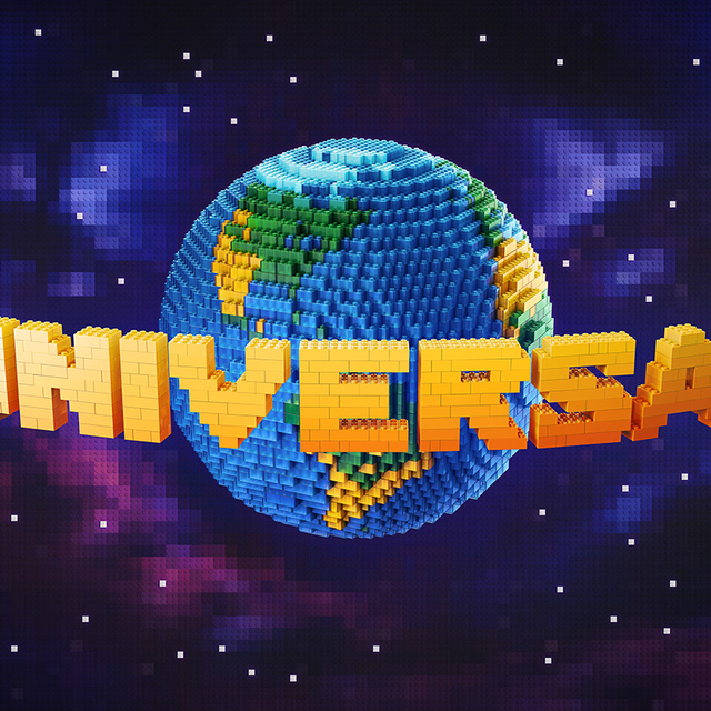 Universal Pictures logo made with LEGO